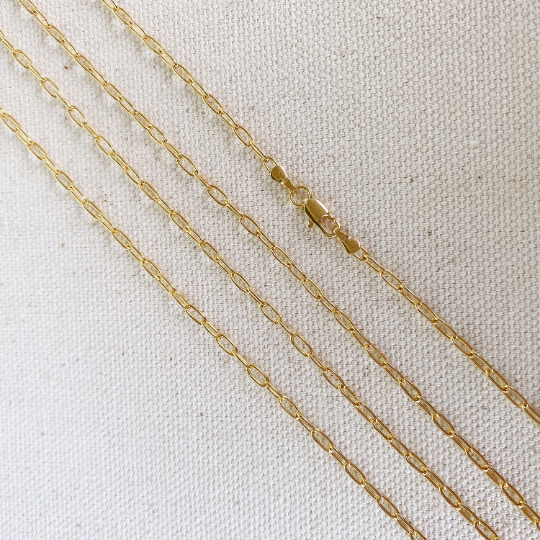 18k gold-filled cable link chain, an everyday piece used in the price-per-wear comparison