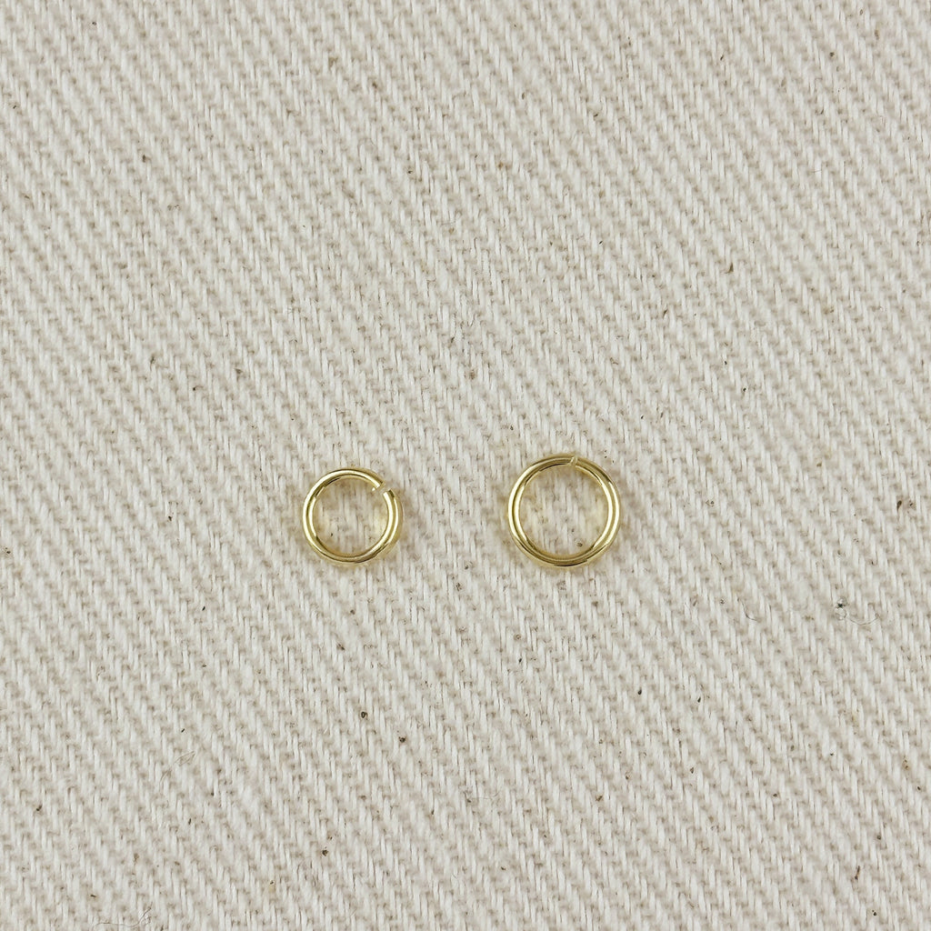 18K Gold Filled Open Round Bail