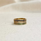 Mondsee 18k Gold Filled Eternity CZ Band Ring | 18k Gold Filled Jewelry