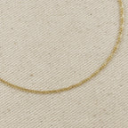 Mondsee 18k Gold Filled 1.5mm Figaro Chain Anklet | 18k Gold Filled Jewelry