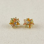 Colorful Flower Earrings