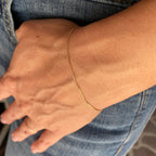 Mondsee 18k Gold Filled 0.5mm Box Chain Bracelet | 18k Gold Filled Jewelry