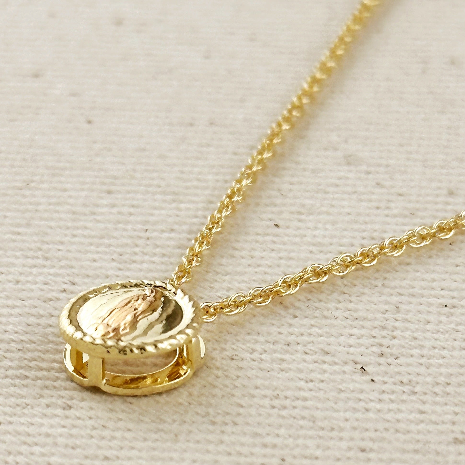 Mondsee 18k Gold Filled Mini Lady Guadalupe Necklace | 18k Gold Filled Jewelry