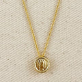 Mondsee 18k Gold Filled Mini Lady Guadalupe Necklace | 18k Gold Filled Jewelry