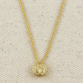 Mondsee 18k Gold Filled Mini Double Sided Coin Saint Benedict Necklace | 18k Gold Filled Jewelry