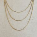 Mondsee 18k Gold Filled Mini Paperclip Chain | 18k Gold Filled Jewelry