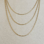 Mondsee 18k Gold Filled Mini Paperclip Chain | 18k Gold Filled Jewelry