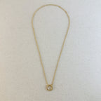 Mondsee 18k Gold Filled Rolo Chain Necklace Featuring Carabiner Clasp | 18k Gold Filled Jewelry