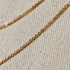 Mondsee 18k Gold Filled 1.45mm Cable Chain | 18k Gold Filled Jewelry