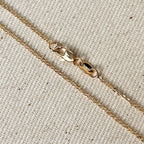 Mondsee 18k Gold Filled 1.45mm Cable Chain | 18k Gold Filled Jewelry