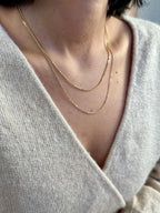Mondsee 18k Gold Filled 1.45mm Cable Chain | 18k Gold Filled Jewelry