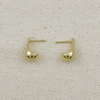 18k Gold Filled 15mm Teardrop Stud Earrings