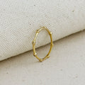 Mondsee 18k Gold Filled CZ Dots Infinity Band Ring | 18k Gold Filled Jewelry