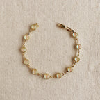 Mondsee 18k Gold Filled Rounded Opal Bracelet | 18k Gold Filled Jewelry