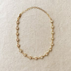 18k Gold Filled Rounded Opal Choker