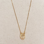 Lady of Grace Double Sided Medal Necklace