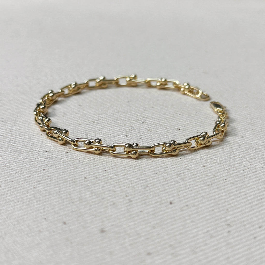Mondsee 18k Gold Filled Link Chain Bracelet | 18k Gold Filled Jewelry