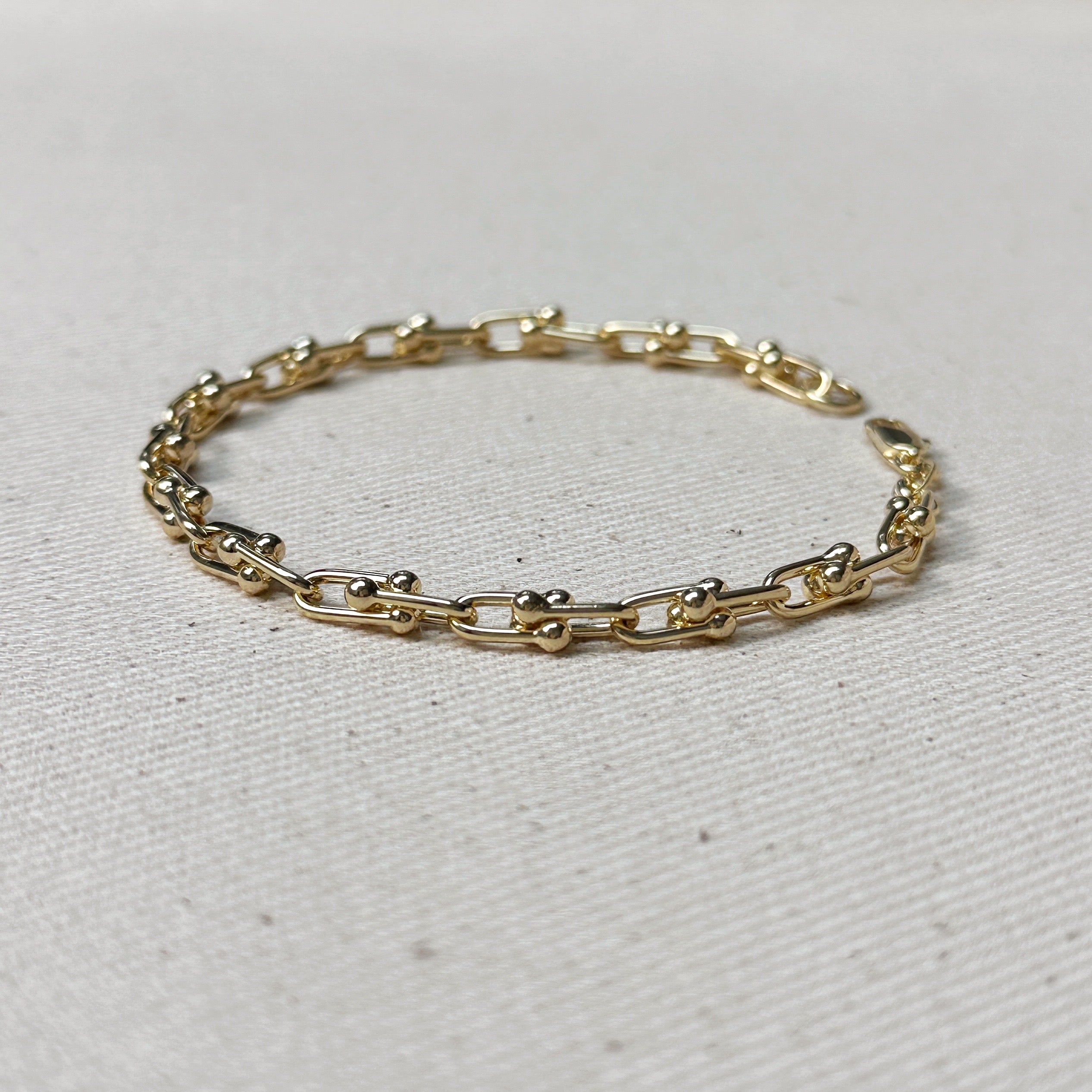 Mondsee 18k Gold Filled Link Chain Bracelet | 18k Gold Filled Jewelry