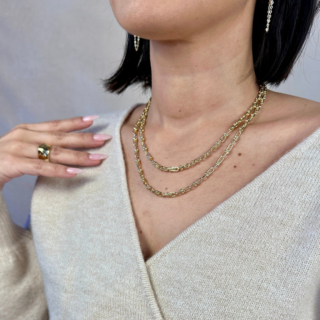 Mondsee 18k Gold Filled Link Chain | 18k Gold Filled Jewelry