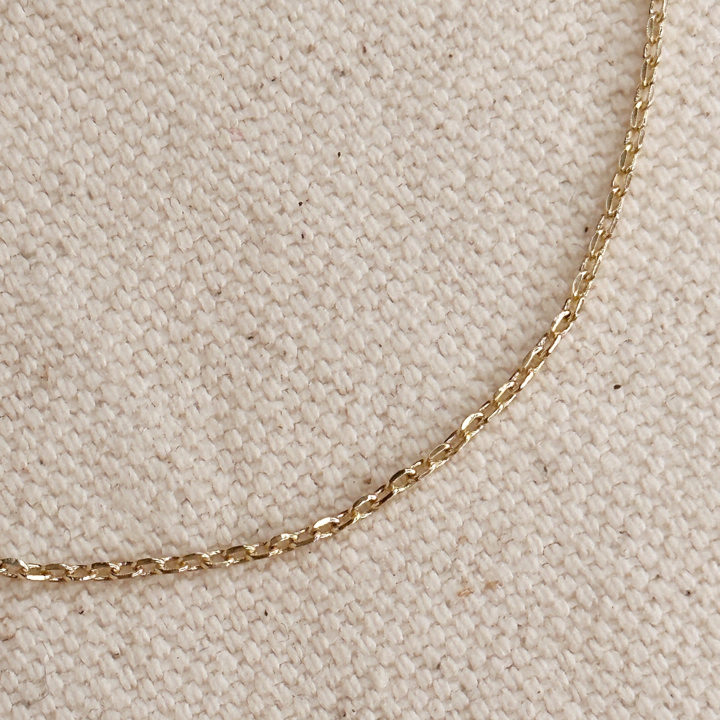 Mondsee 0.9mm Link Chain Bracelet | 18k Gold Filled Jewelry