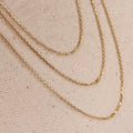 Mondsee 0.9mm Link Chain | 18k Gold Filled Jewelry
