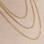 Mondsee 0.9mm Link Chain | 18k Gold Filled Jewelry
