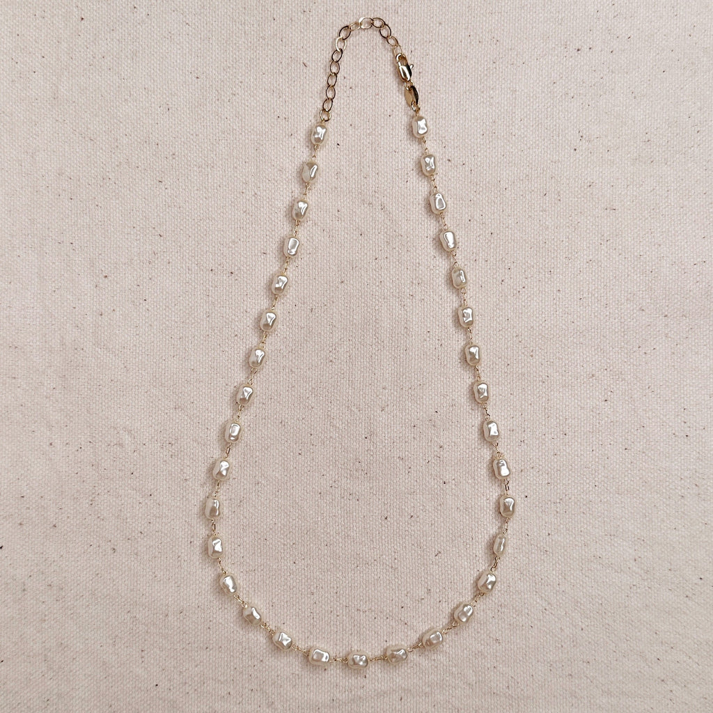 Mondsee Baroque Pearl Necklace | 18k Gold Filled Jewelry