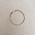 Mondsee 18k Gold Filled 2.0mm Thickness Herringbone Bracelet | 18k Gold Filled Jewelry