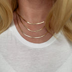 Mondsee 18k Gold Filled 2.0mm Herringbone Chain | 18k Gold Filled Jewelry
