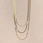 Mondsee 18k Gold Filled 2.0mm Herringbone Chain | 18k Gold Filled Jewelry