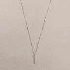 Mondsee 18k Gold Filled CZ Spear Necklace | 18k Gold Filled Jewelry