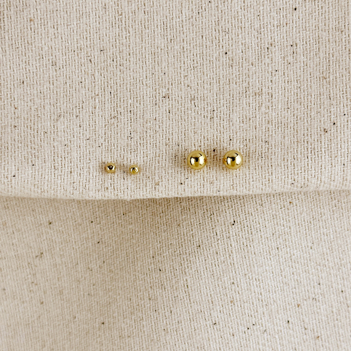 18k Gold Filled Ball Stud