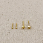 18k Gold Filled Ball Stud