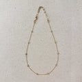 Mondsee 18k Gold Filled Bezel CZ Necklace | 18k Gold Filled Jewelry