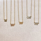 Mondsee 18k Gold Filled Angel Number Necklace | 18k Gold Filled Jewelry