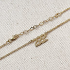 Mondsee 18k Gold Filled Angel Number Necklace | 18k Gold Filled Jewelry