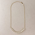 Mondsee 18k Gold Filled Row of Baroque Pearls Necklace | 18k Gold Filled Jewelry