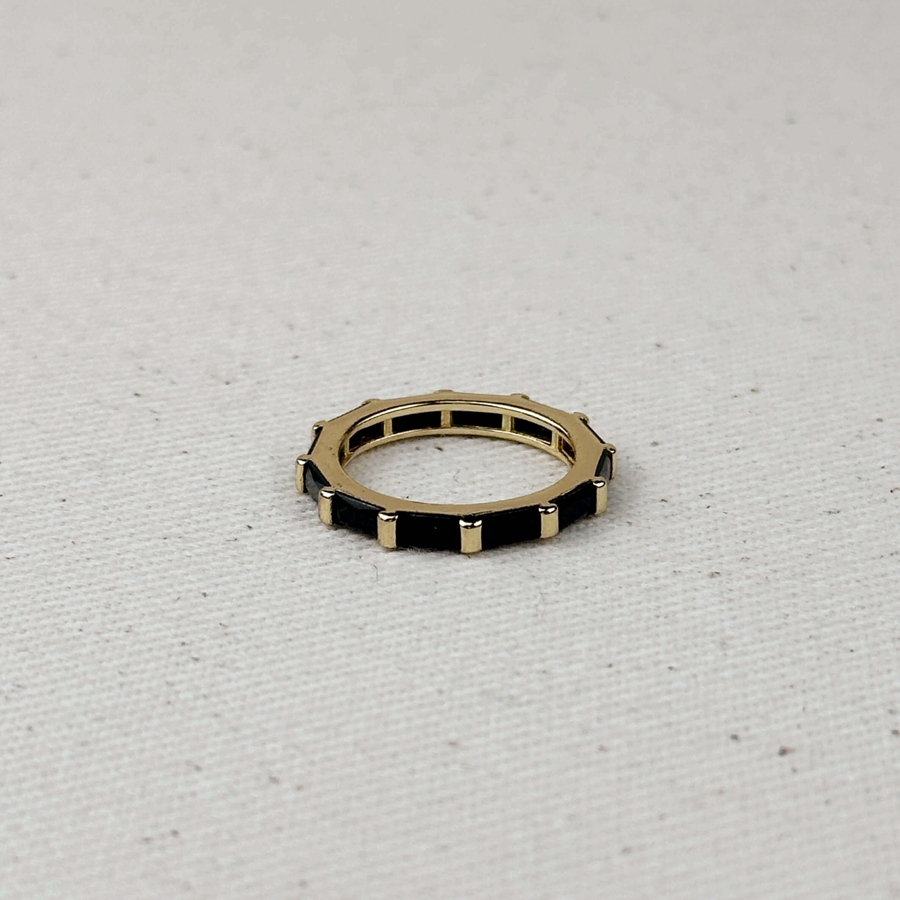 Mondsee 18k Gold Filled Baguette CZ Band Ring | 18k Gold Filled Jewelry