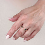 Mondsee 18k Gold Filled Baguette CZ Band Ring | 18k Gold Filled Jewelry