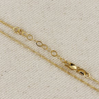 Mondsee 18k Gold Filled Mini Diamond Cut Paperclip Chain Bracelet | 18k Gold Filled Jewelry