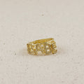 18k Gold Filled CZ Babe Ring