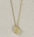 Mondsee 18k Gold Filled Mini Dove CZ Necklace | 18k Gold Filled Jewelry