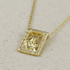 Mondsee 18k Gold Filled Madonna and Child Necklace | 18k Gold Filled Jewelry