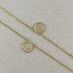 Mondsee 18k Gold Filled Saint Benedict Scapular Necklace | 18k Gold Filled Jewelry