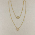 Mondsee 18k Gold Filled Saint Benedict Scapular Necklace | 18k Gold Filled Jewelry