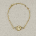 18k Gold Filled Saint Benedict Medal Bracelet