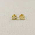 18k Gold Filled CZ LO-VE Stud