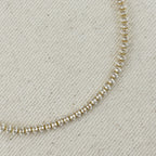 Mondsee 18k Gold Filled 4mm Marquise Tennis Necklace | 18k Gold Filled Jewelry