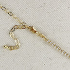 Mondsee 18k Gold Filled 4mm Marquise Tennis Necklace | 18k Gold Filled Jewelry