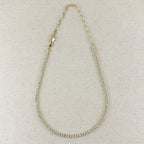 Mondsee 18k Gold Filled 4mm Marquise Tennis Necklace | 18k Gold Filled Jewelry